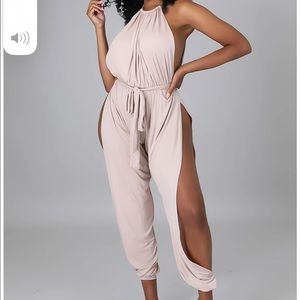 Slit leg Jumpsuit